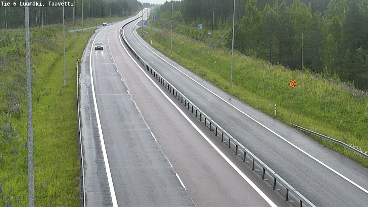 Weather Camera Image Väg 6 Luumäki, Taavetti, Luumäki, Etelä-Karjala