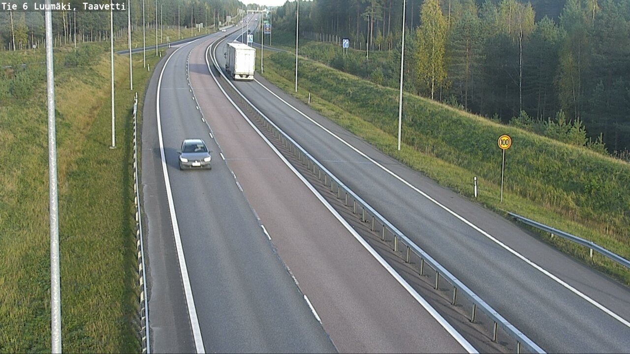 Weather Camera Image Road 6 Luumäki, Taavetti, Luumäki, Etelä-Karjala