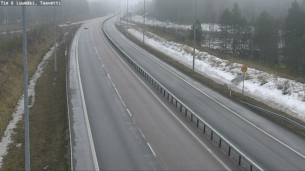 Weather Camera Image Road 6 Luumäki, Taavetti, Luumäki, Etelä-Karjala