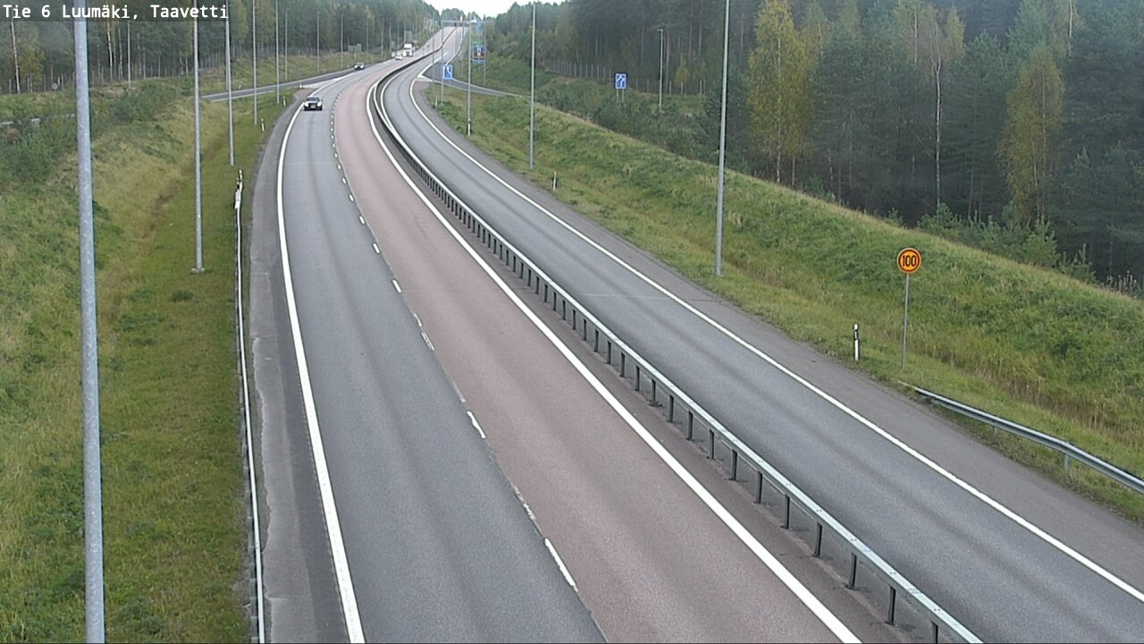 Weather Camera Image Road 6 Luumäki, Taavetti, Luumäki, Etelä-Karjala
