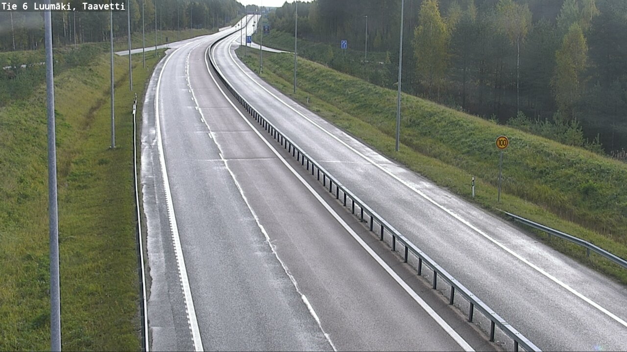 Weather Camera Image Väg 6 Luumäki, Taavetti, Luumäki, Etelä-Karjala