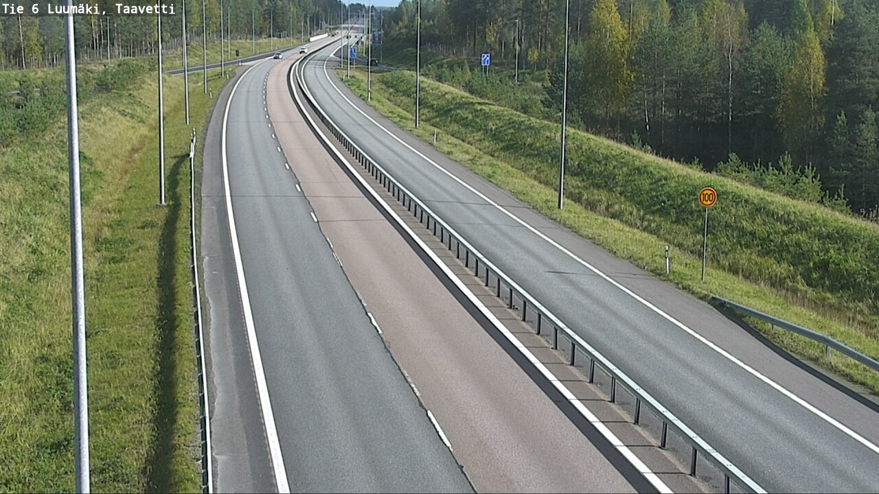 Weather Camera Image Road 6 Luumäki, Taavetti, Luumäki, Etelä-Karjala