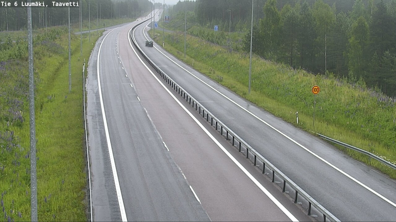 Weather Camera Image Väg 6 Luumäki, Taavetti, Luumäki, Etelä-Karjala