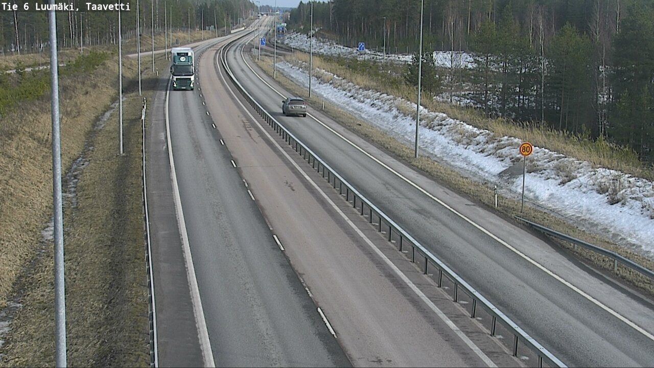 Weather Camera Image Road 6 Luumäki, Taavetti, Luumäki, Etelä-Karjala