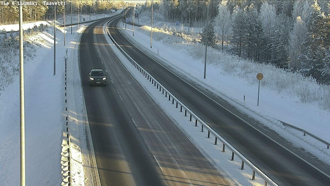Weather Camera Image Väg 6 Luumäki, Taavetti, Luumäki, Etelä-Karjala