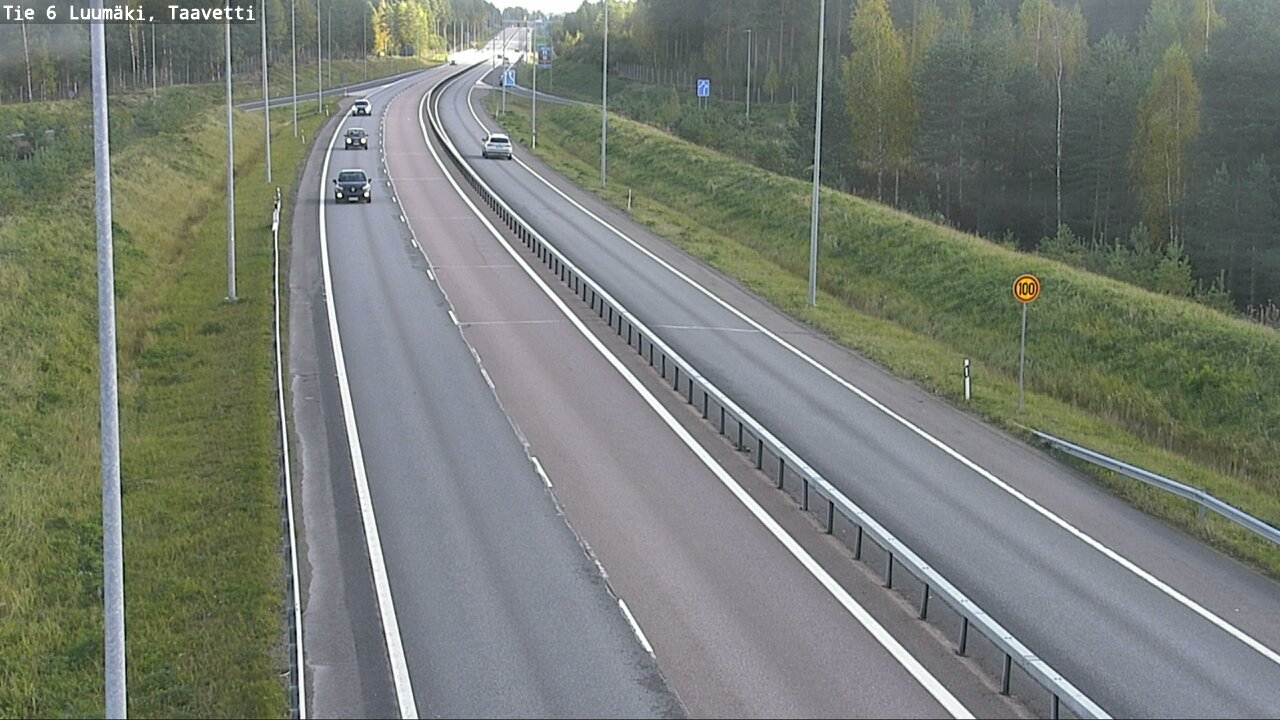 Weather Camera Image Road 6 Luumäki, Taavetti, Luumäki, Etelä-Karjala