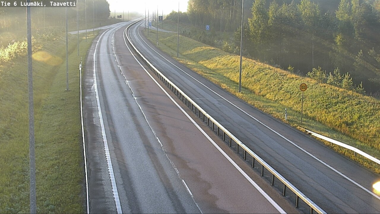 Weather Camera Image Road 6 Luumäki, Taavetti, Luumäki, Etelä-Karjala