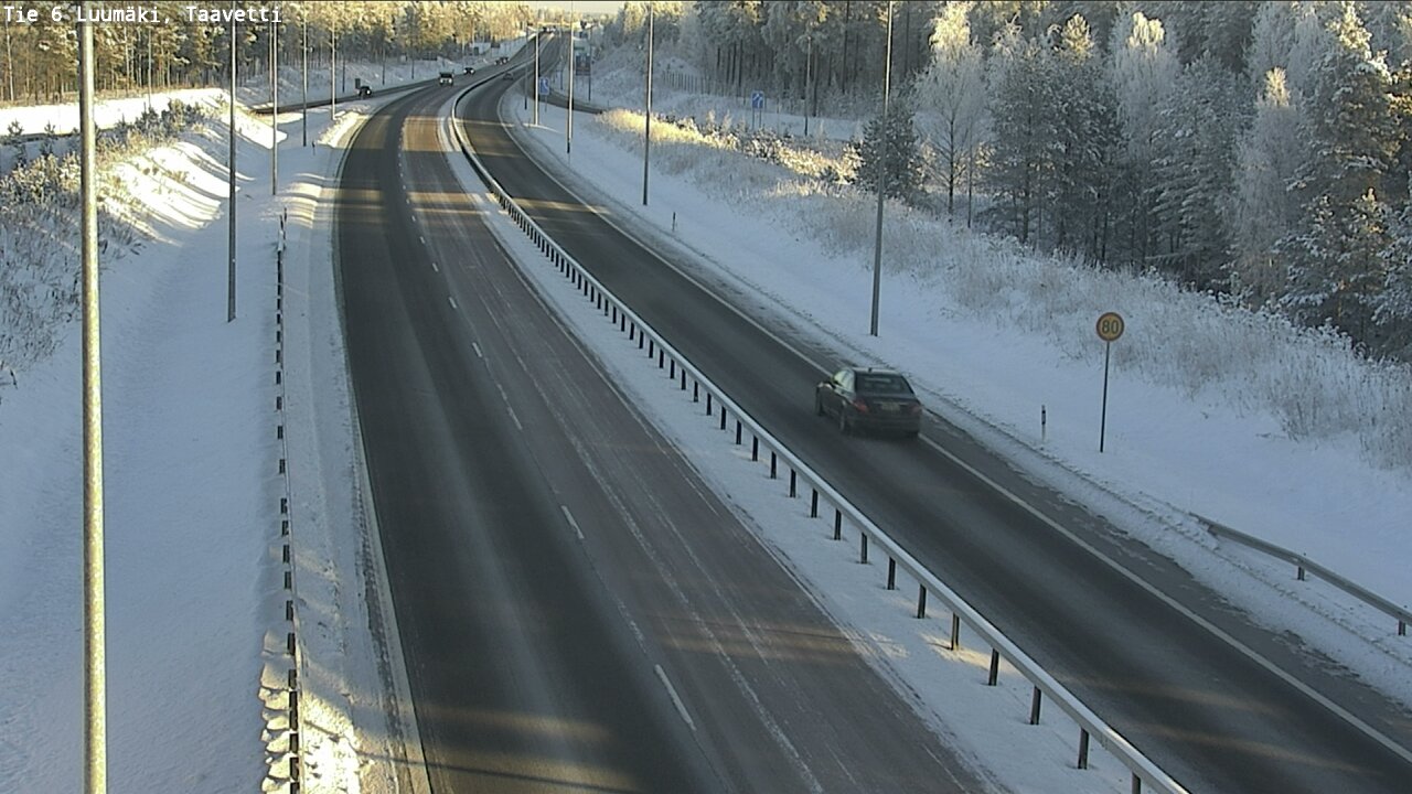 Weather Camera Image Road 6 Luumäki, Taavetti, Luumäki, Etelä-Karjala