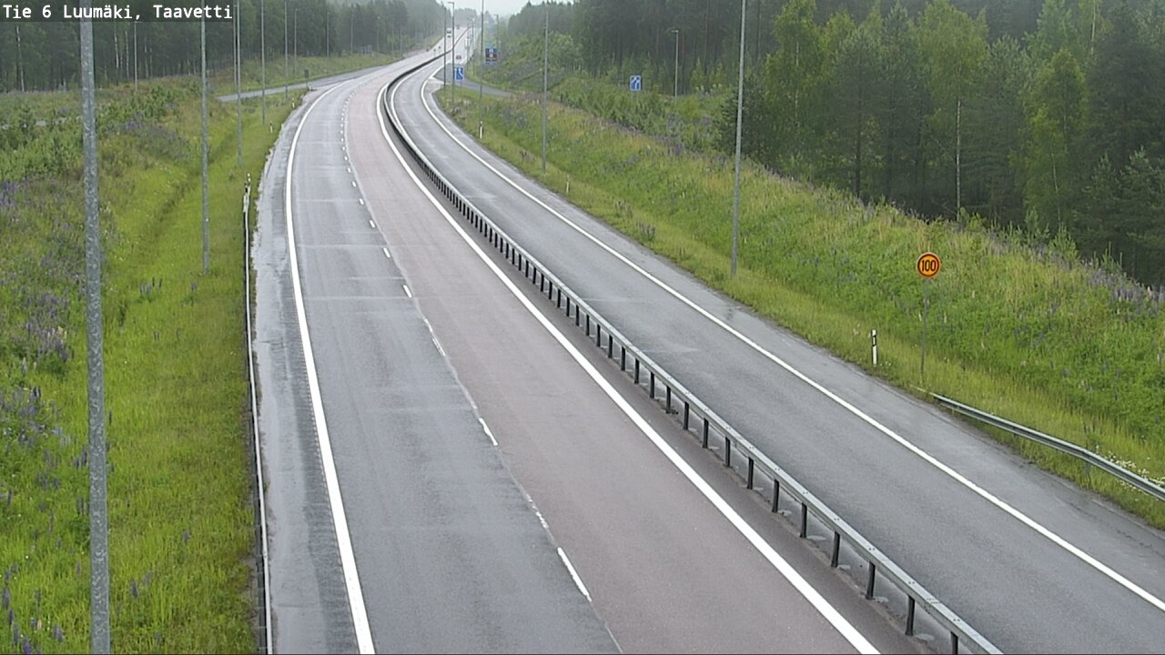 Weather Camera Image Väg 6 Luumäki, Taavetti, Luumäki, Etelä-Karjala