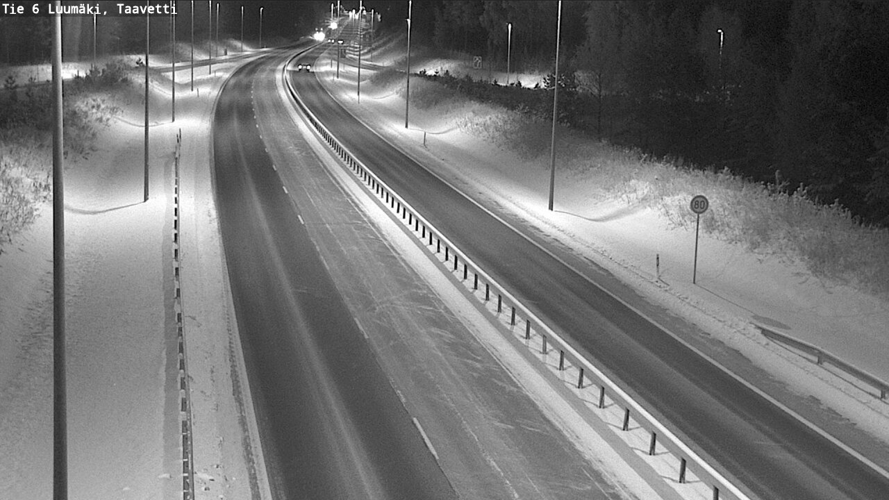 Weather Camera Image Väg 6 Luumäki, Taavetti, Luumäki, Etelä-Karjala