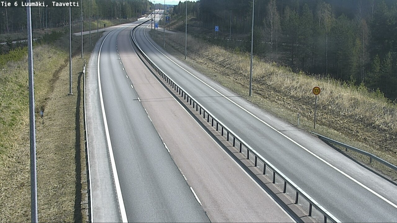 Weather Camera Image Road 6 Luumäki, Taavetti, Luumäki, Etelä-Karjala