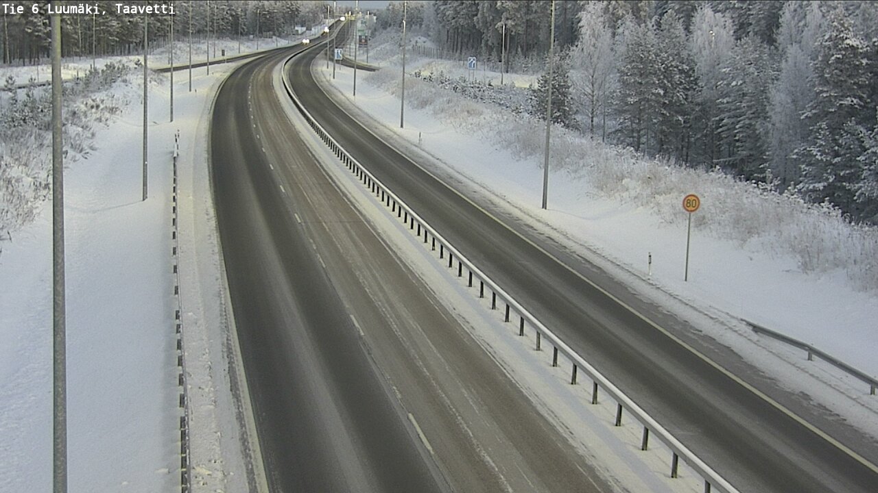 Weather Camera Image Väg 6 Luumäki, Taavetti, Luumäki, Etelä-Karjala