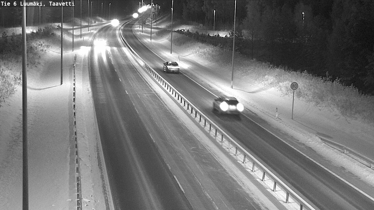 Weather Camera Image Väg 6 Luumäki, Taavetti, Luumäki, Etelä-Karjala