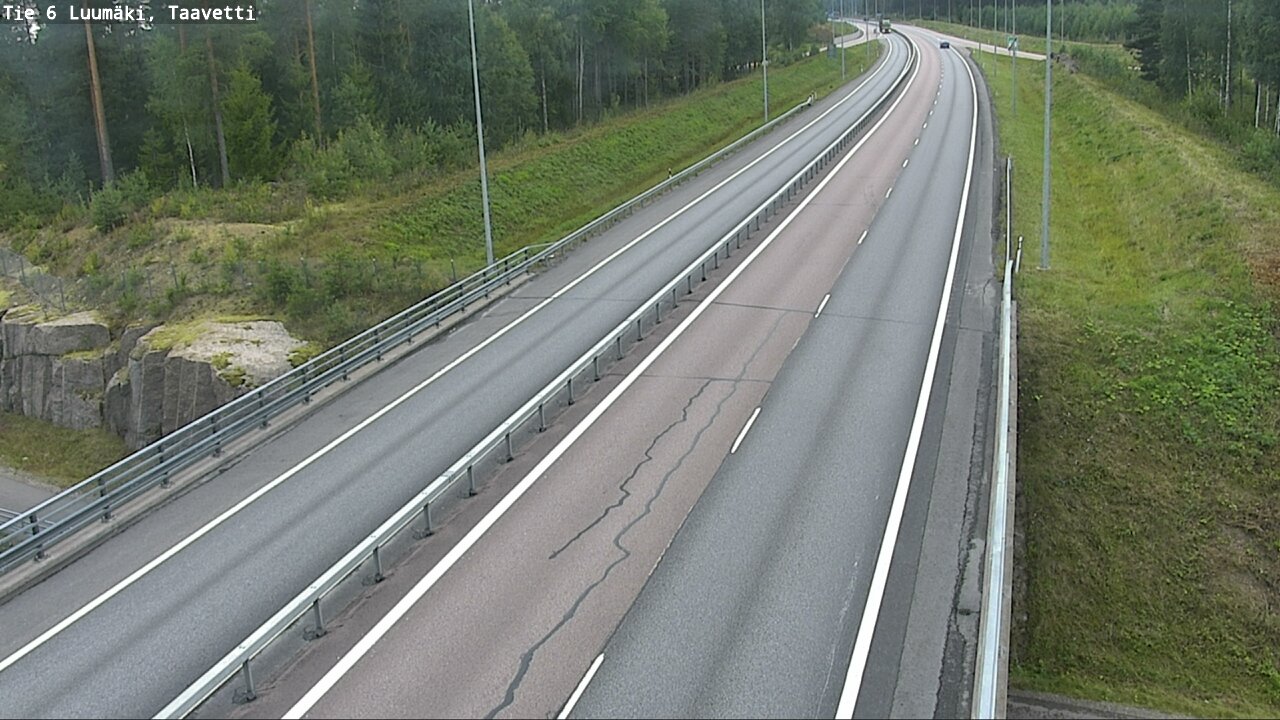 Kelikamerat Kuva Tie 6 Luumäki, Taavetti, Luumäki, Etelä-Karjala