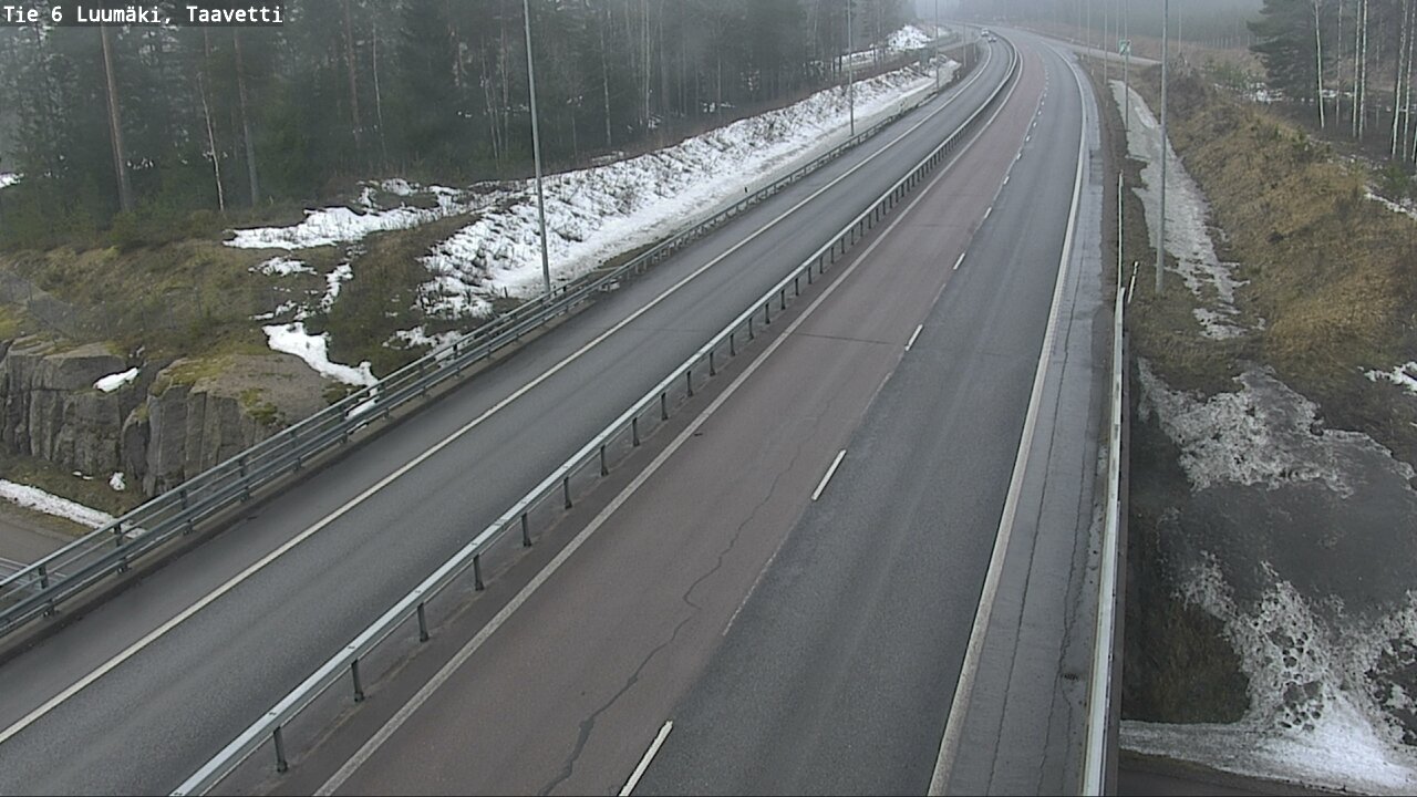 Weather Camera Image Väg 6 Luumäki, Taavetti, Luumäki, Etelä-Karjala
