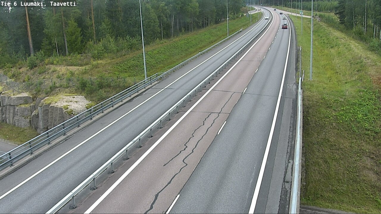 Kelikamerat Kuva Tie 6 Luumäki, Taavetti, Luumäki, Etelä-Karjala