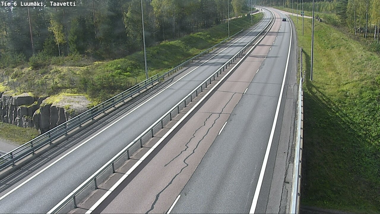 Weather Camera Image Road 6 Luumäki, Taavetti, Luumäki, Etelä-Karjala