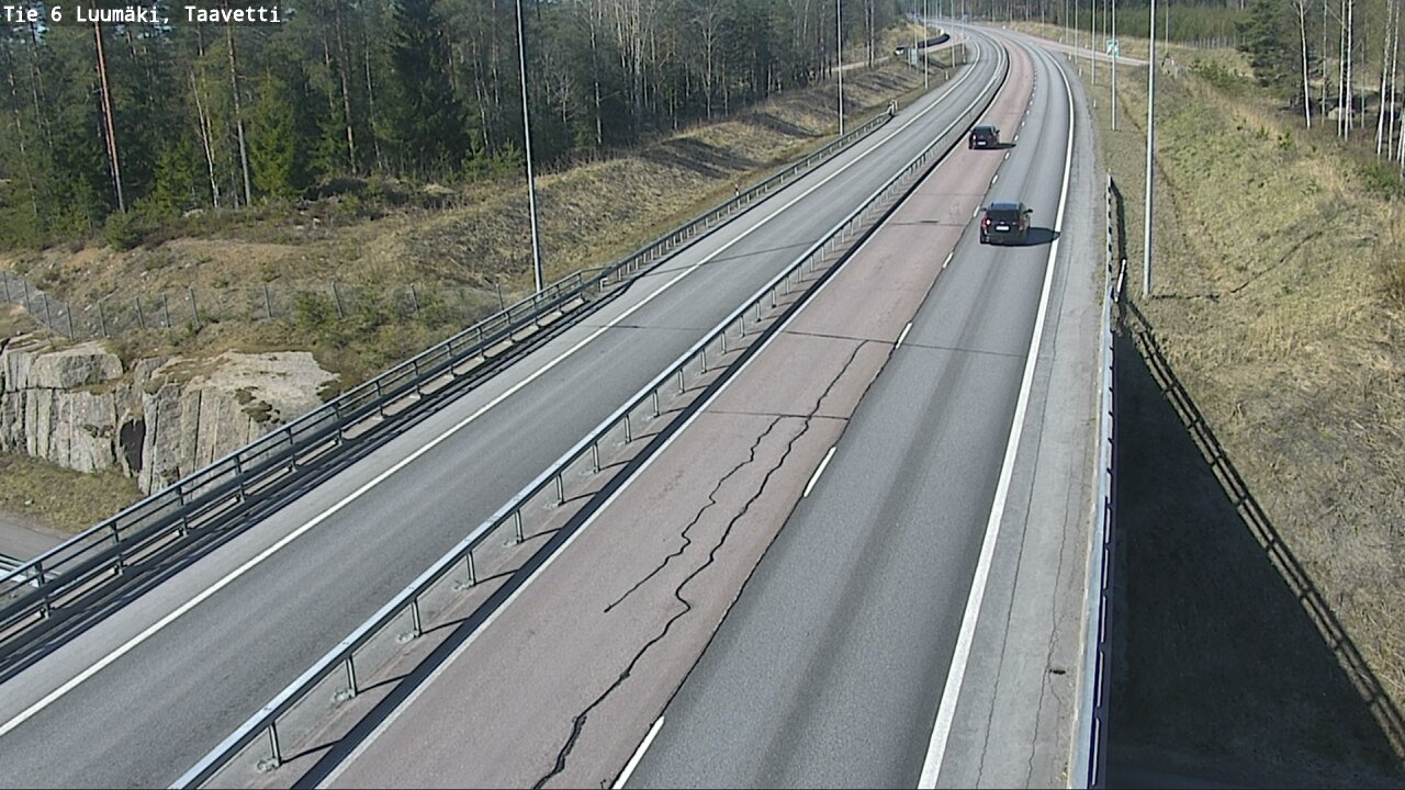 Kelikamerat Kuva Tie 6 Luumäki, Taavetti, Luumäki, Etelä-Karjala