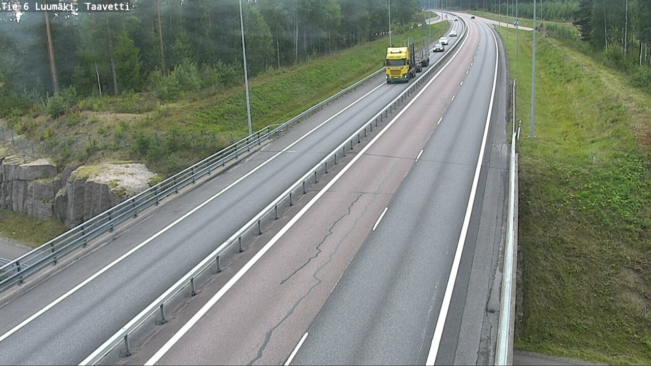 Weather Camera Image Väg 6 Luumäki, Taavetti, Luumäki, Etelä-Karjala