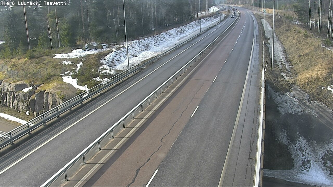 Weather Camera Image Väg 6 Luumäki, Taavetti, Luumäki, Etelä-Karjala