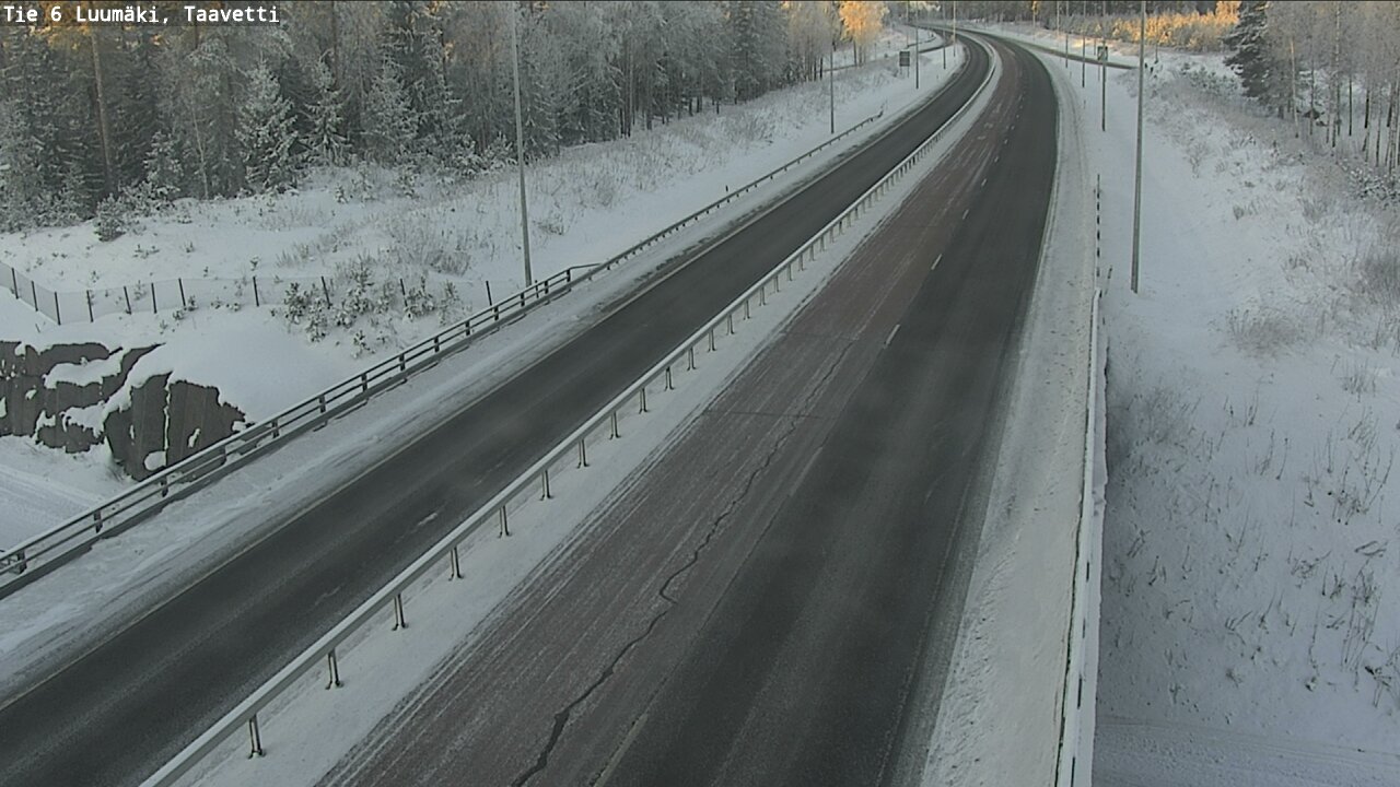 Weather Camera Image Road 6 Luumäki, Taavetti, Luumäki, Etelä-Karjala