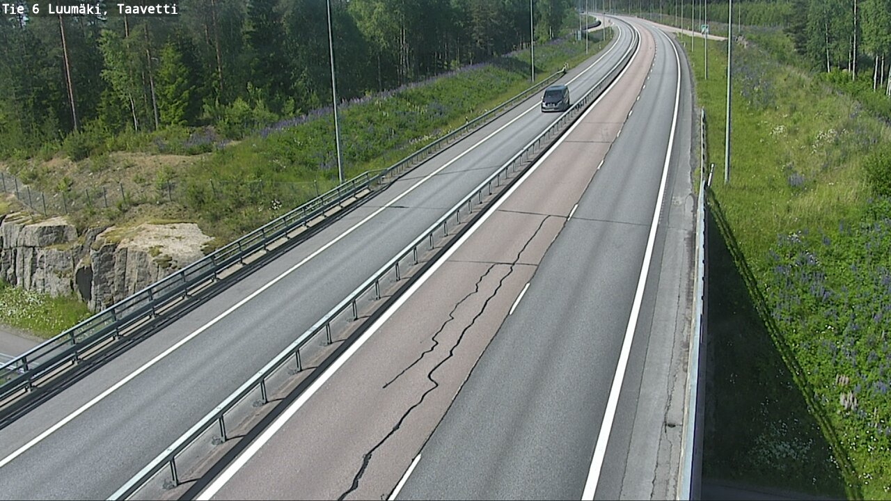 Kelikamerat Kuva Tie 6 Luumäki, Taavetti, Luumäki, Etelä-Karjala