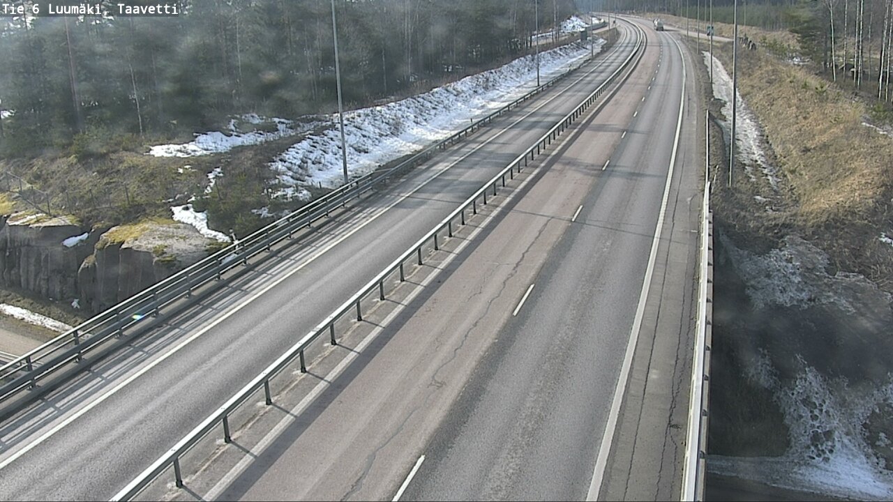Weather Camera Image Road 6 Luumäki, Taavetti, Luumäki, Etelä-Karjala