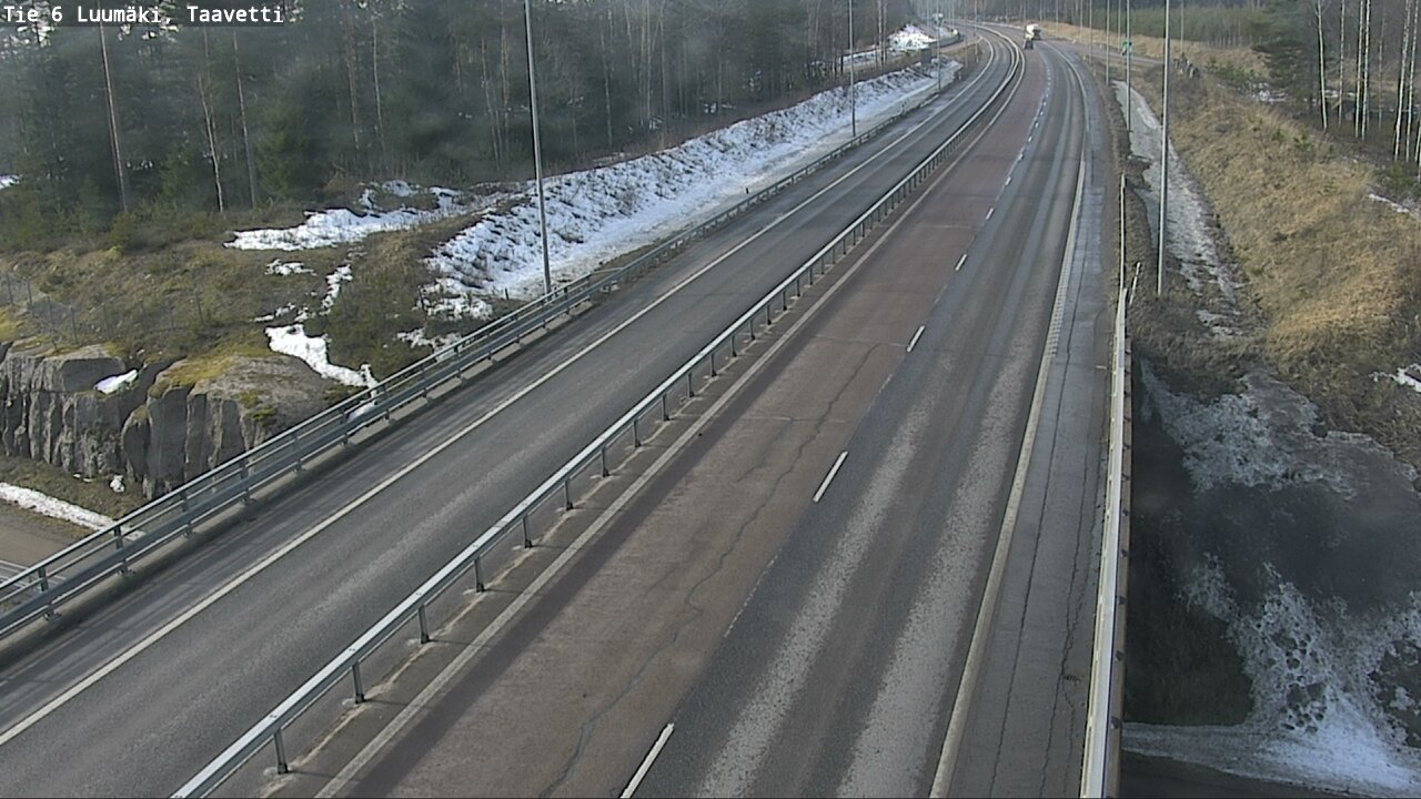 Weather Camera Image Väg 6 Luumäki, Taavetti, Luumäki, Etelä-Karjala