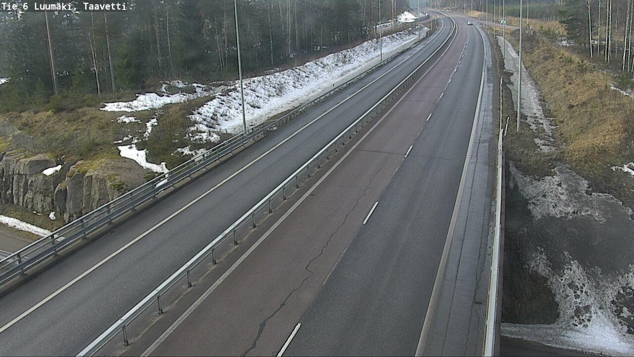 Weather Camera Image Väg 6 Luumäki, Taavetti, Luumäki, Etelä-Karjala