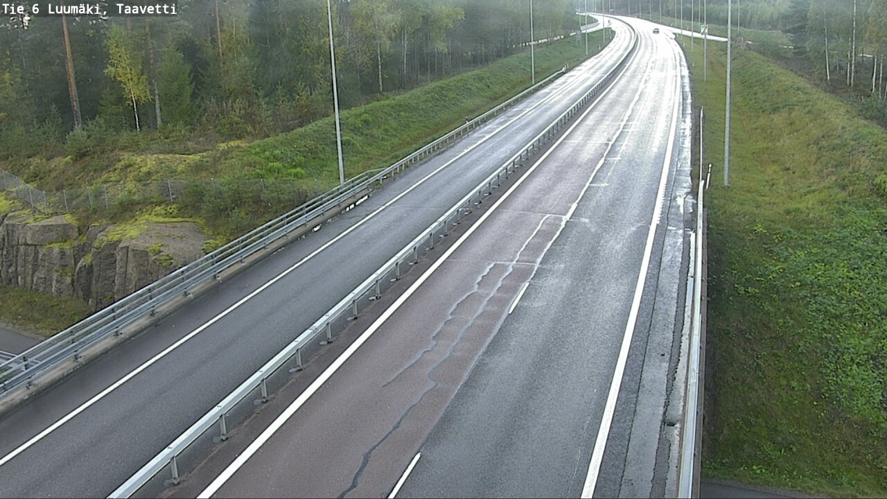 Weather Camera Image Väg 6 Luumäki, Taavetti, Luumäki, Etelä-Karjala