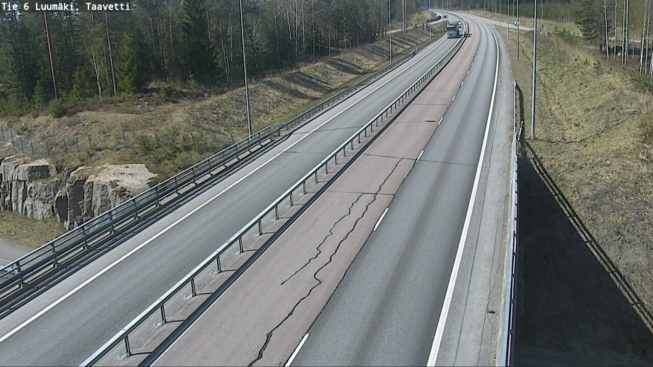 Kelikamerat Kuva Tie 6 Luumäki, Taavetti, Luumäki, Etelä-Karjala