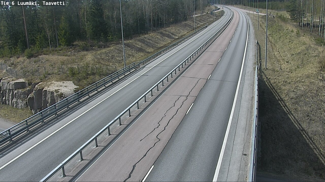 Kelikamerat Kuva Tie 6 Luumäki, Taavetti, Luumäki, Etelä-Karjala