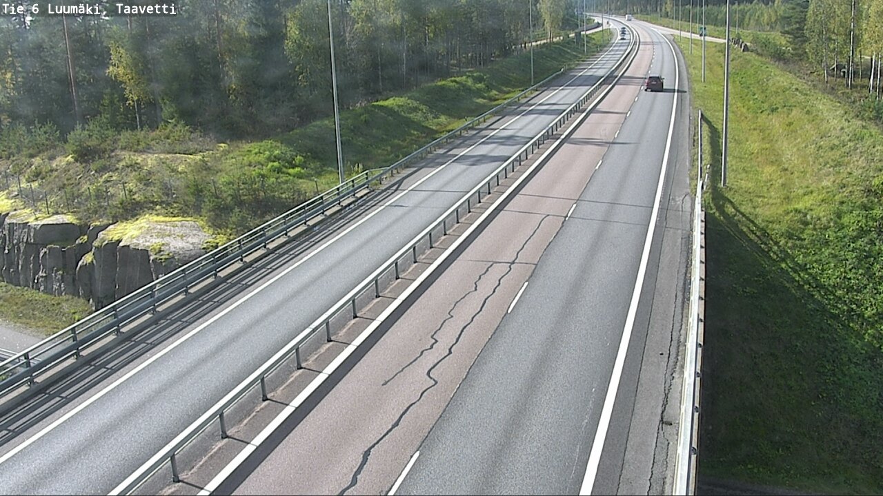 Weather Camera Image Väg 6 Luumäki, Taavetti, Luumäki, Etelä-Karjala