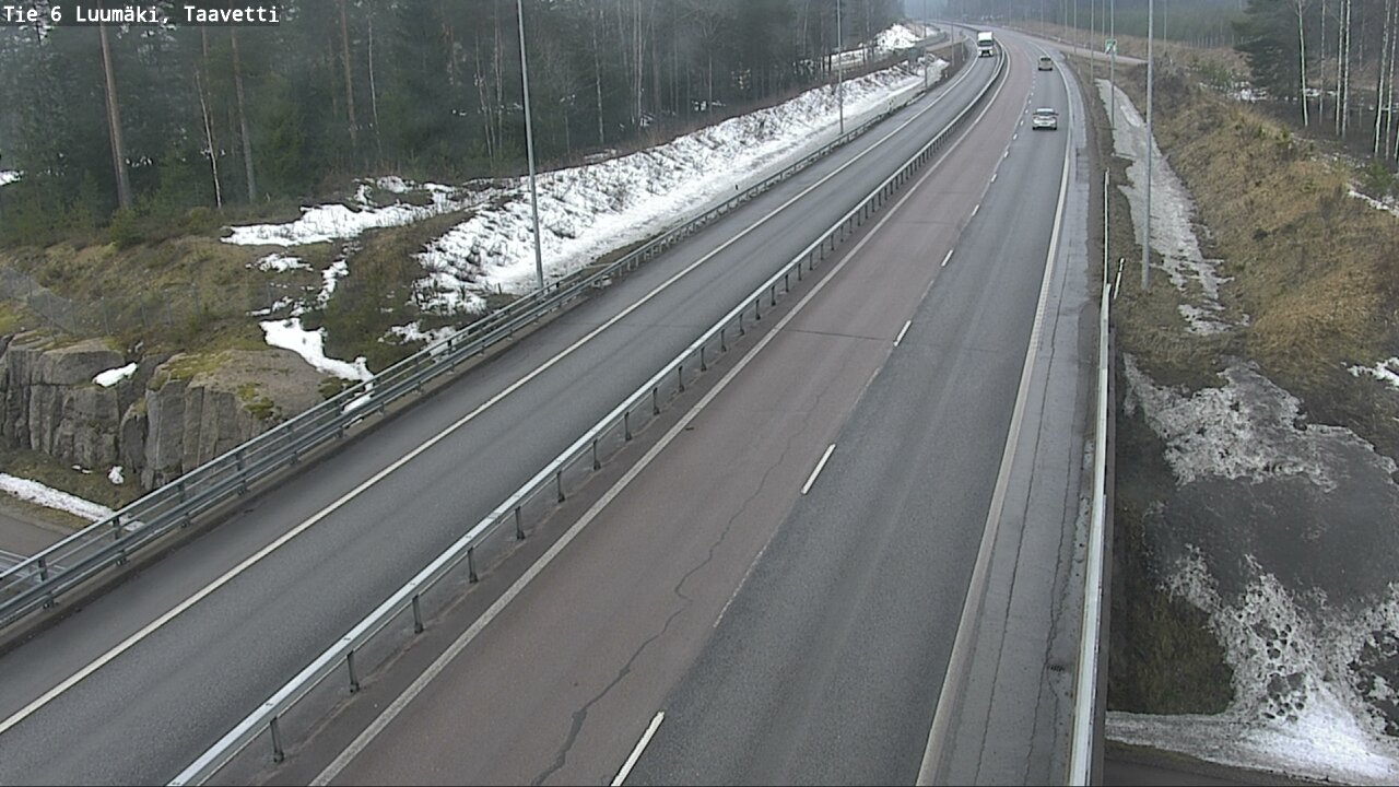 Weather Camera Image Väg 6 Luumäki, Taavetti, Luumäki, Etelä-Karjala