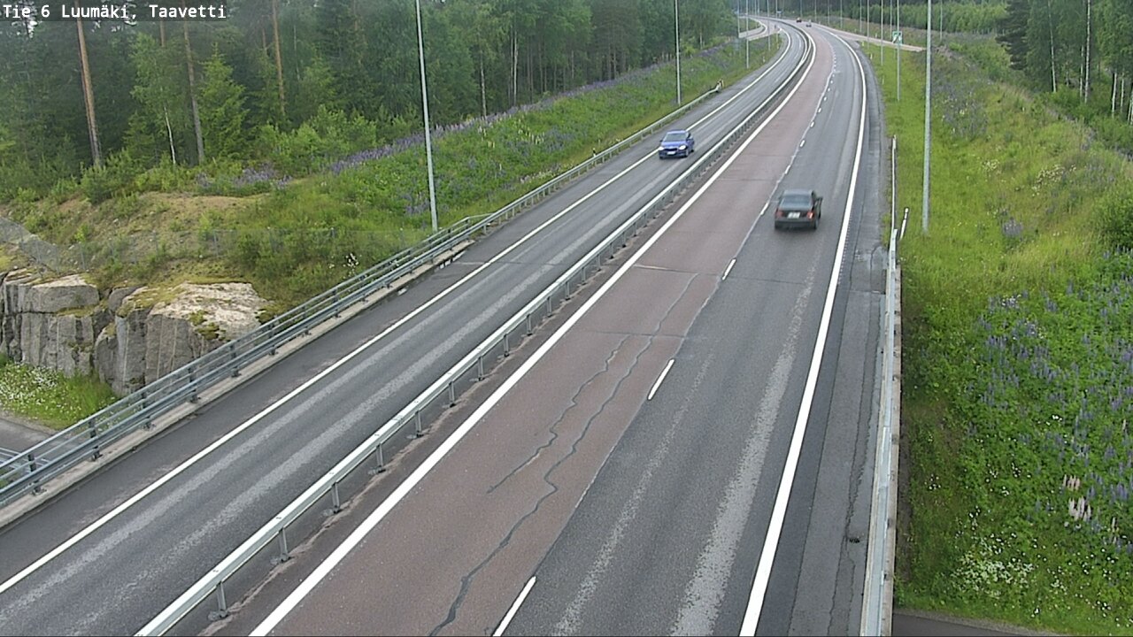 Kelikamerat Kuva Tie 6 Luumäki, Taavetti, Luumäki, Etelä-Karjala