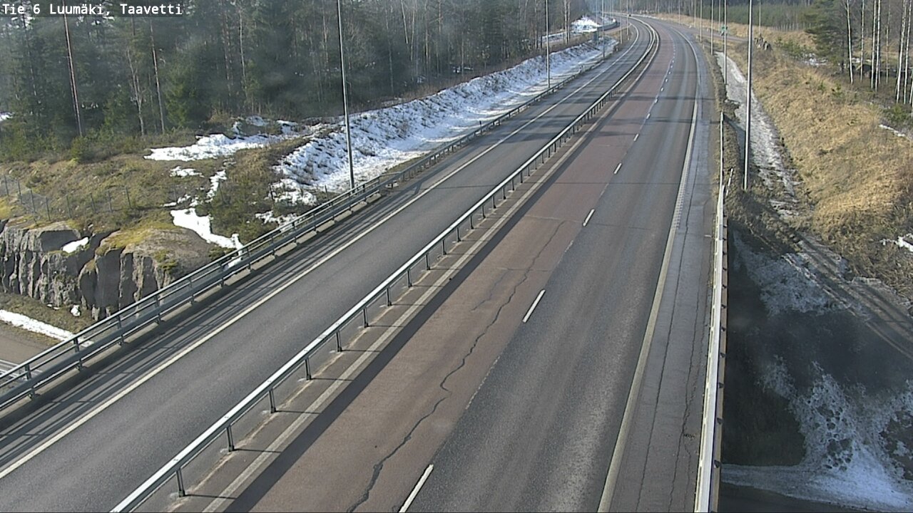 Weather Camera Image Väg 6 Luumäki, Taavetti, Luumäki, Etelä-Karjala