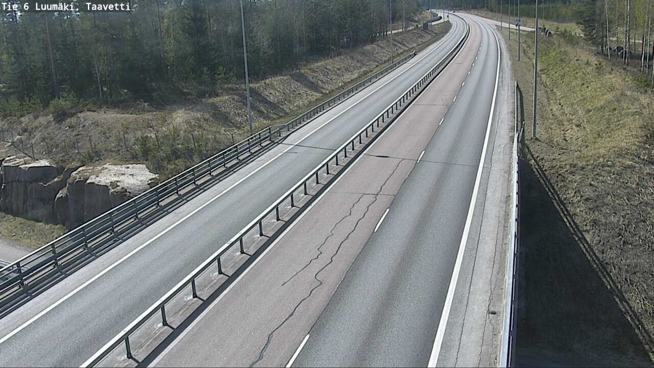 Kelikamerat Kuva Tie 6 Luumäki, Taavetti, Luumäki, Etelä-Karjala