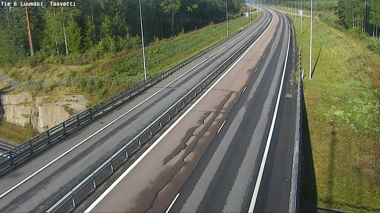 Weather Camera Image Road 6 Luumäki, Taavetti, Luumäki, Etelä-Karjala