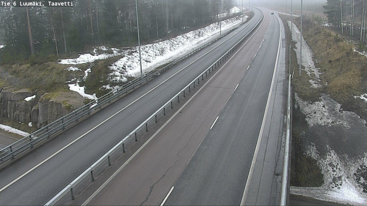 Weather Camera Image Road 6 Luumäki, Taavetti, Luumäki, Etelä-Karjala