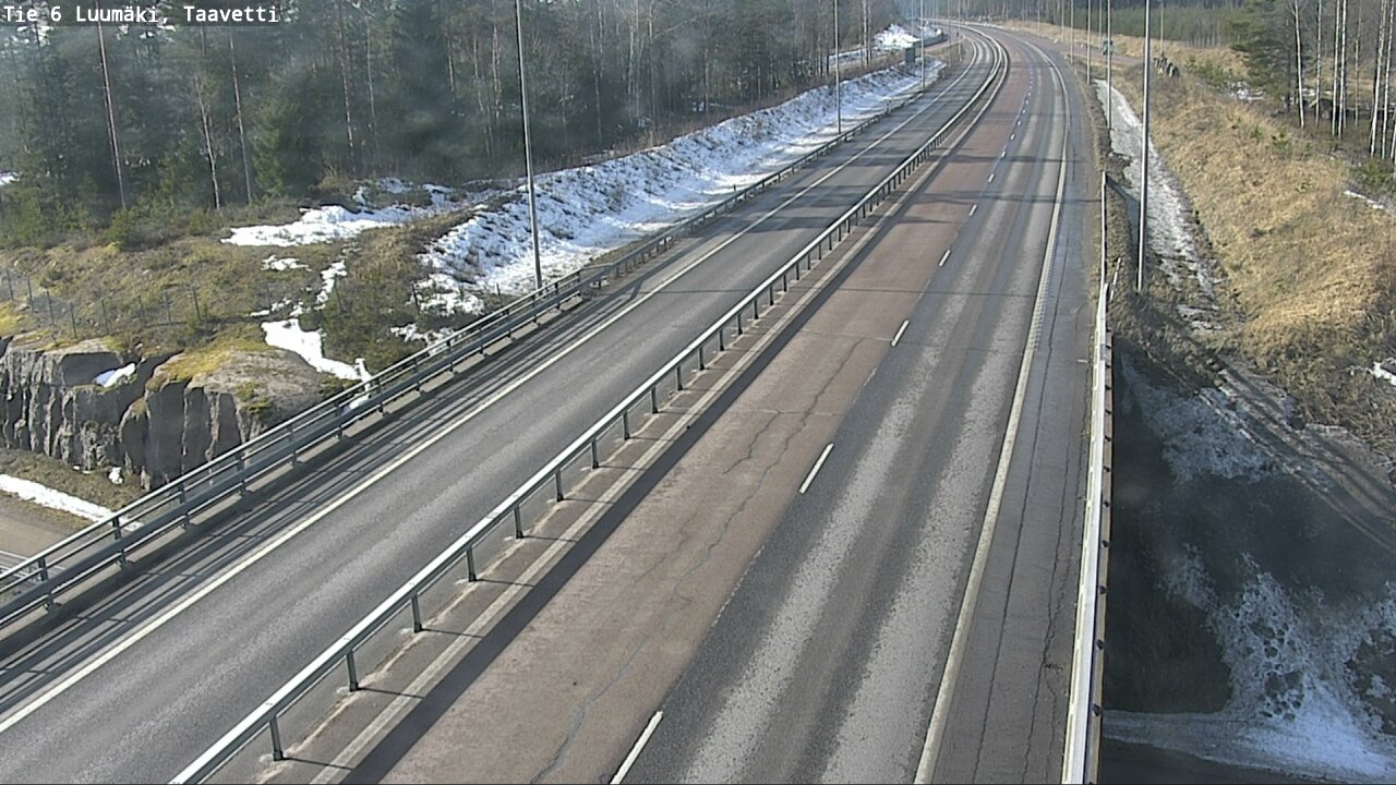 Weather Camera Image Väg 6 Luumäki, Taavetti, Luumäki, Etelä-Karjala