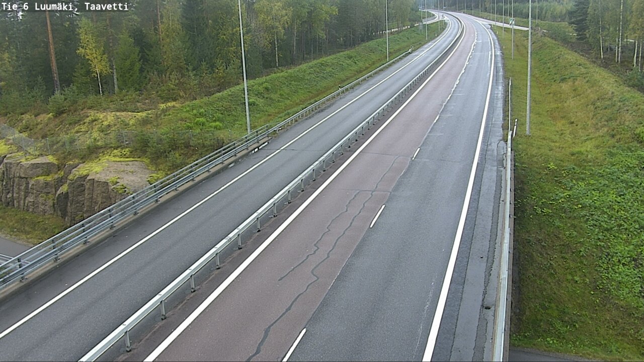 Weather Camera Image Väg 6 Luumäki, Taavetti, Luumäki, Etelä-Karjala