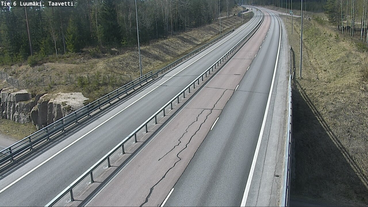Kelikamerat Kuva Tie 6 Luumäki, Taavetti, Luumäki, Etelä-Karjala