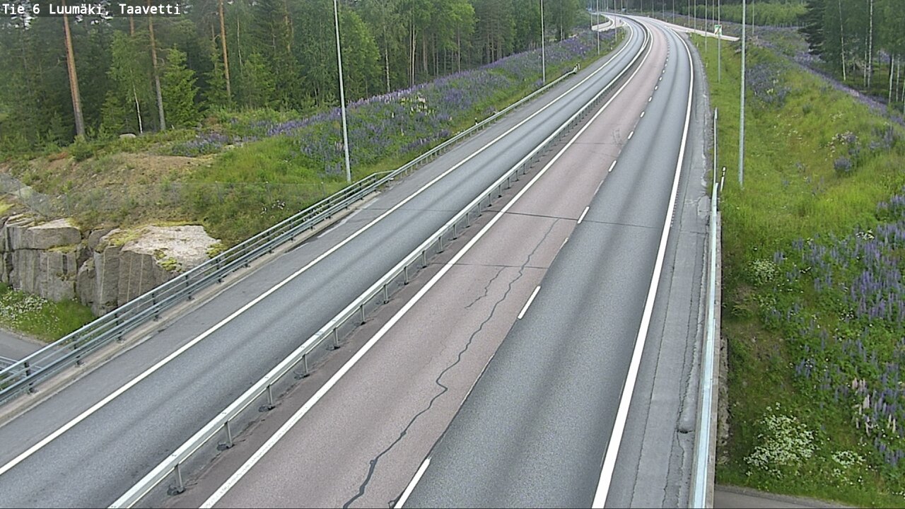 Weather Camera Image Road 6 Luumäki, Taavetti, Luumäki, Etelä-Karjala