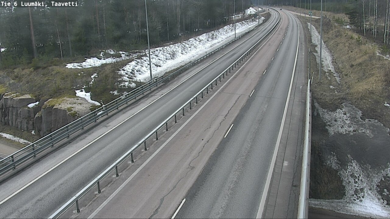 Weather Camera Image Road 6 Luumäki, Taavetti, Luumäki, Etelä-Karjala