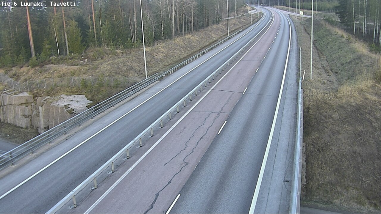 Weather Camera Image Road 6 Luumäki, Taavetti, Luumäki, Etelä-Karjala