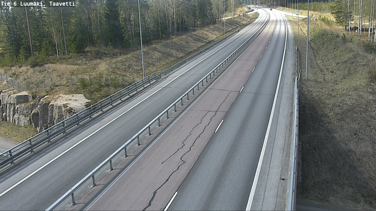 Kelikamerat Kuva Tie 6 Luumäki, Taavetti, Luumäki, Etelä-Karjala
