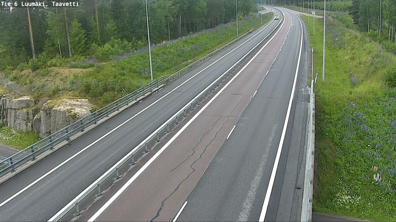 Kelikamerat Kuva Tie 6 Luumäki, Taavetti, Luumäki, Etelä-Karjala