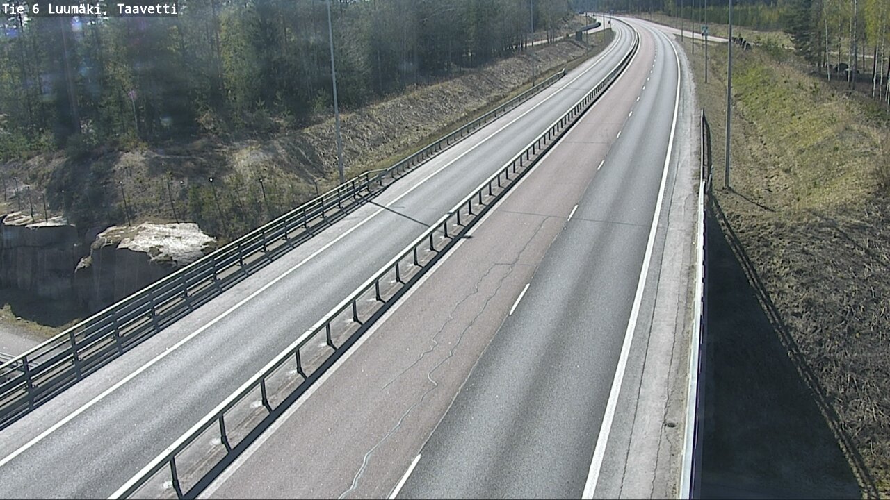 Kelikamerat Kuva Tie 6 Luumäki, Taavetti, Luumäki, Etelä-Karjala