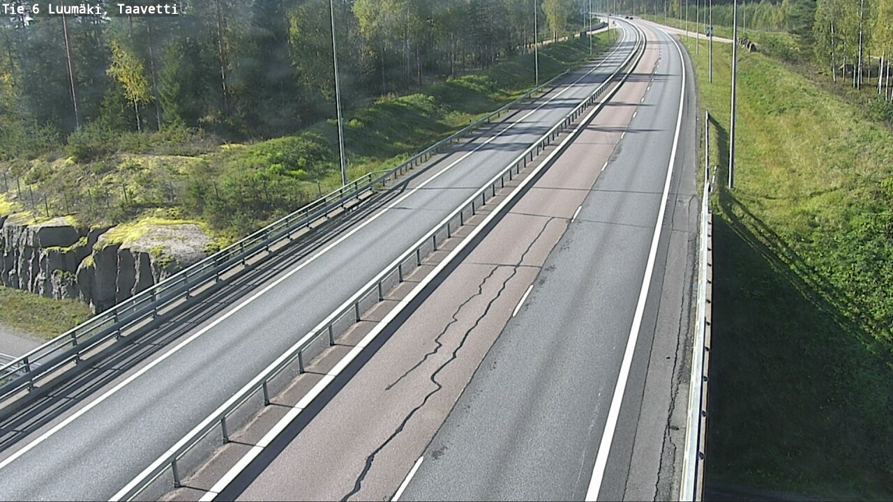 Weather Camera Image Road 6 Luumäki, Taavetti, Luumäki, Etelä-Karjala