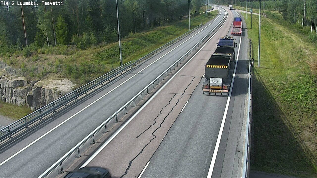 Kelikamerat Kuva Tie 6 Luumäki, Taavetti, Luumäki, Etelä-Karjala